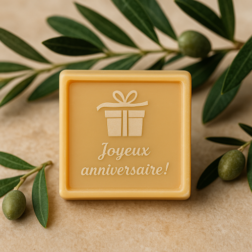 Savon personnalisé anniversaire