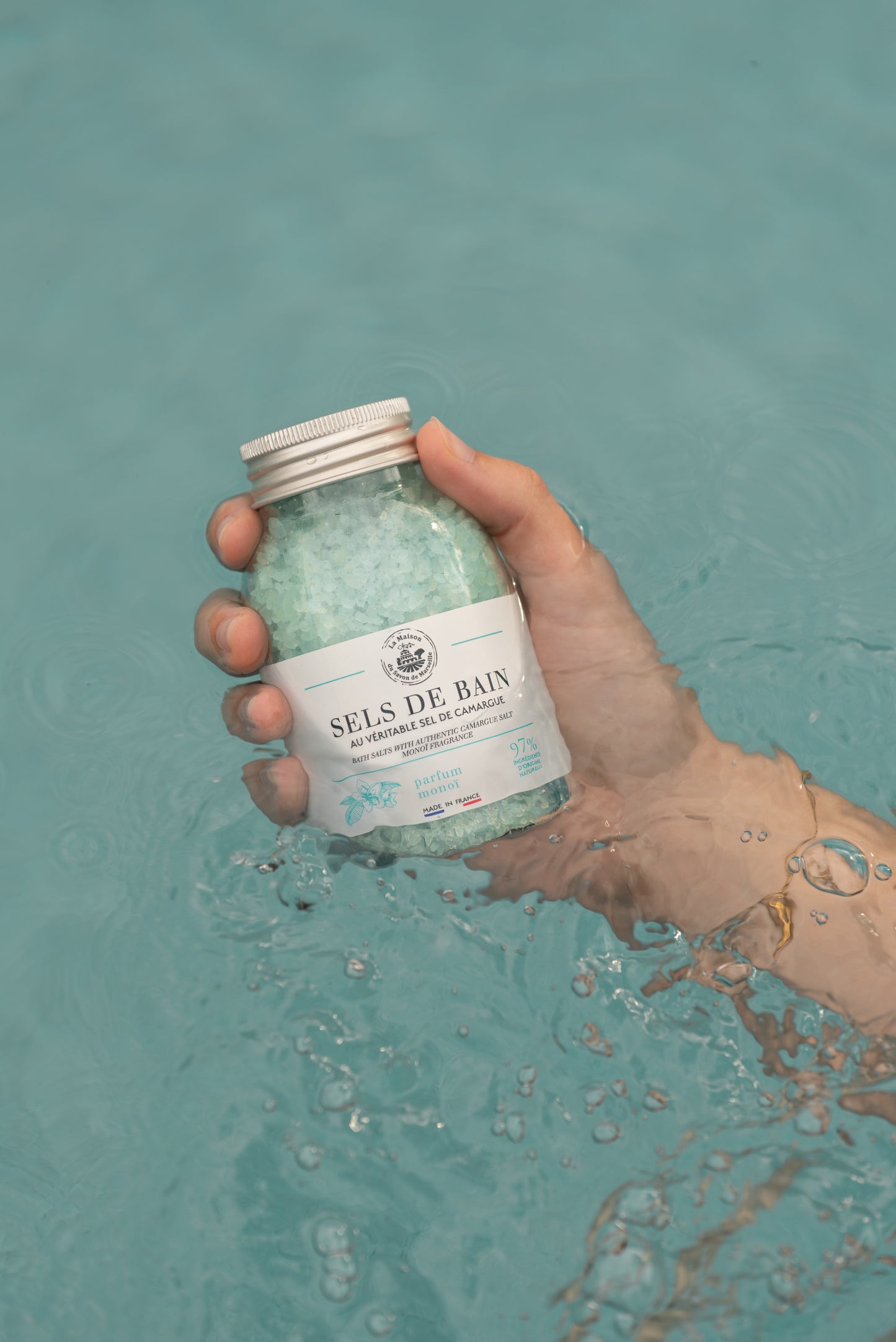 Sel de bain en flacon - Monoï 300g