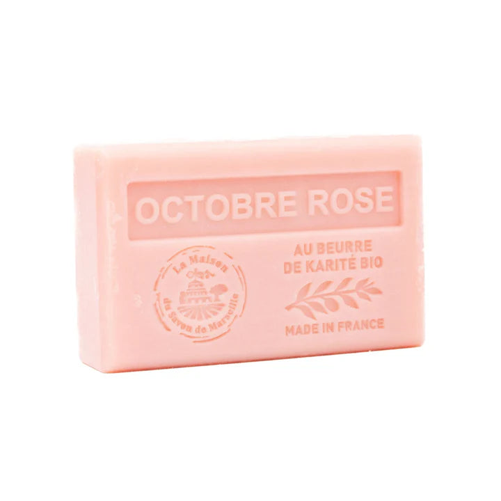 Savon solide parfumé "Octobre Rose"
