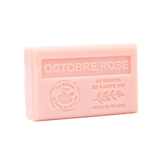 Savon solide parfumé "Octobre Rose"