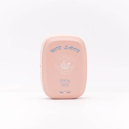 Boîte à savon 100% recyclée - Rose 105x75x40 mm