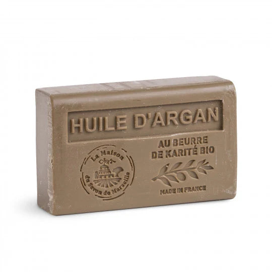 Savon solide parfumé Huile d’Argan – Au beurre de karité bio 125g