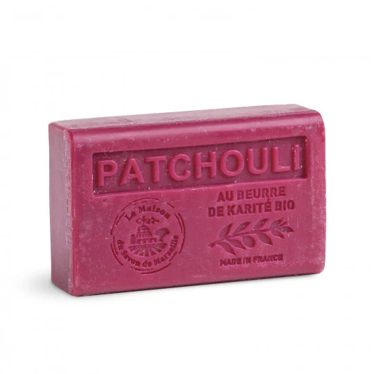 Savon solide parfumé Patchouli – Au beurre de karité bio 125g