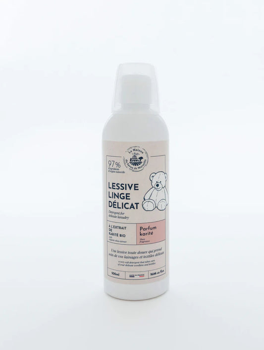 Lessive liquide spéciale linge délicat - Beurre de karité 500ml