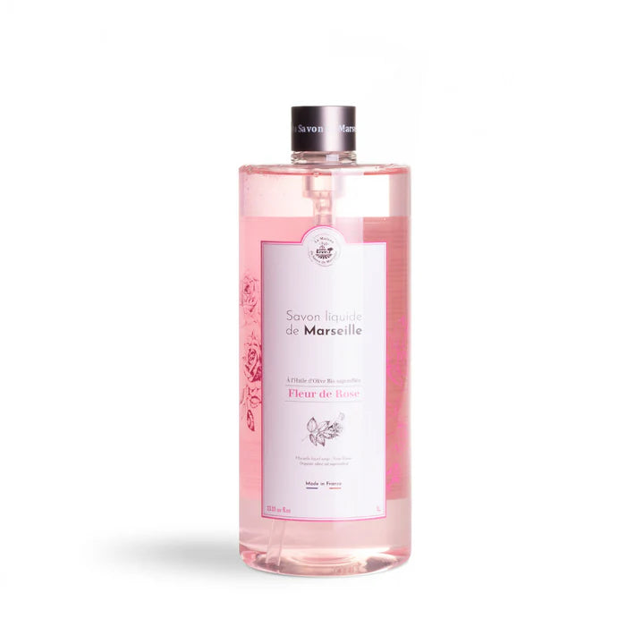 Savon liquide de Marseille - Rose 1l