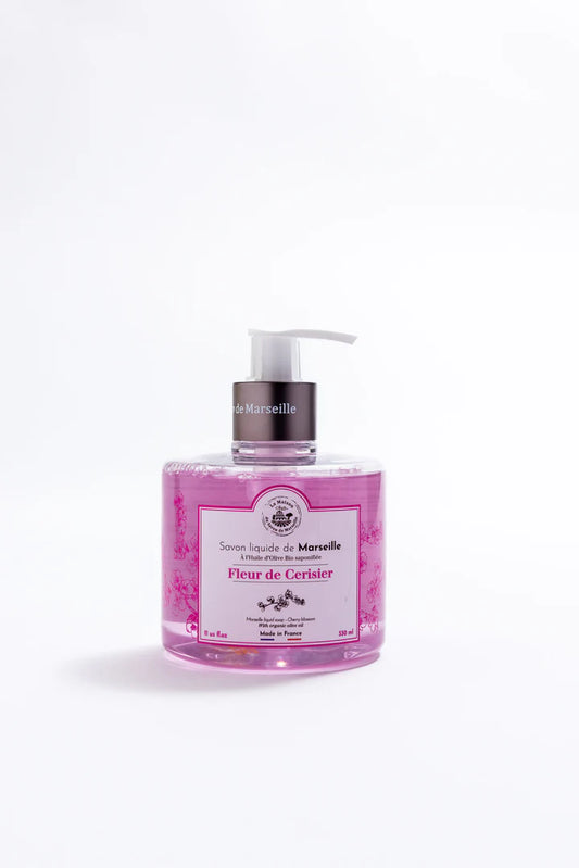 Savon de marseille liquide Fleur de Cerisier – 330 ml