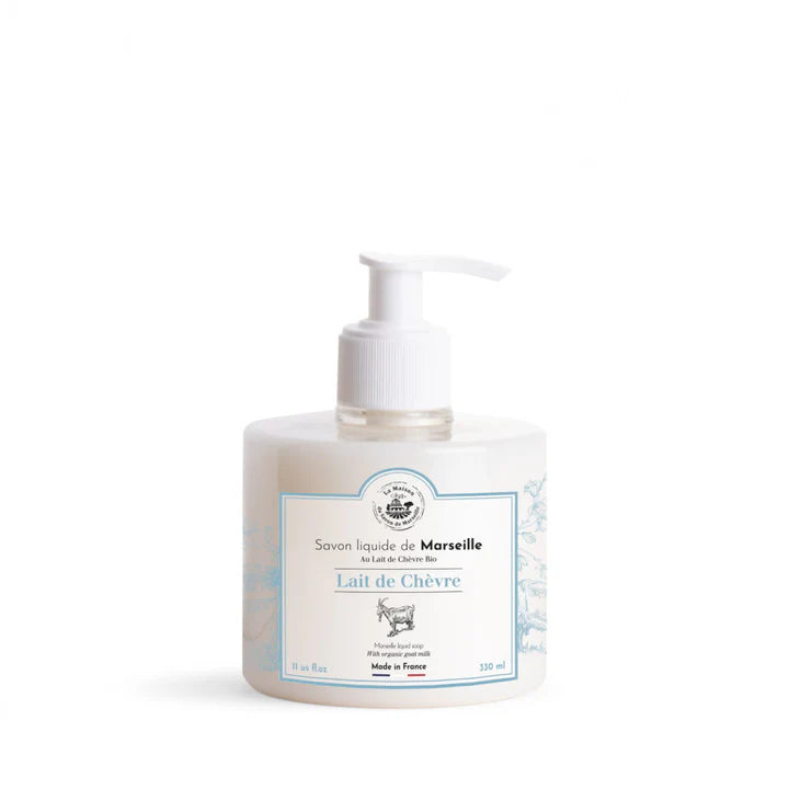 Savon liquide de Marseille - Lait de chèvre bio 330ml