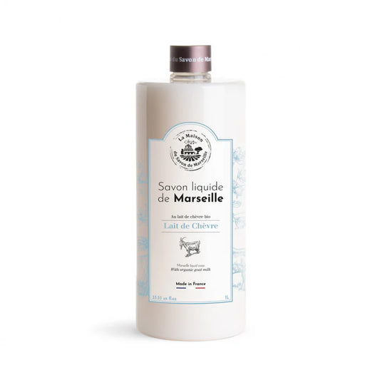 Savon liquide de Marseille - Lait de chèvre bio 1l