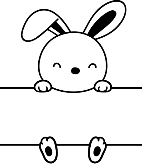 Motif enfant Lapin
