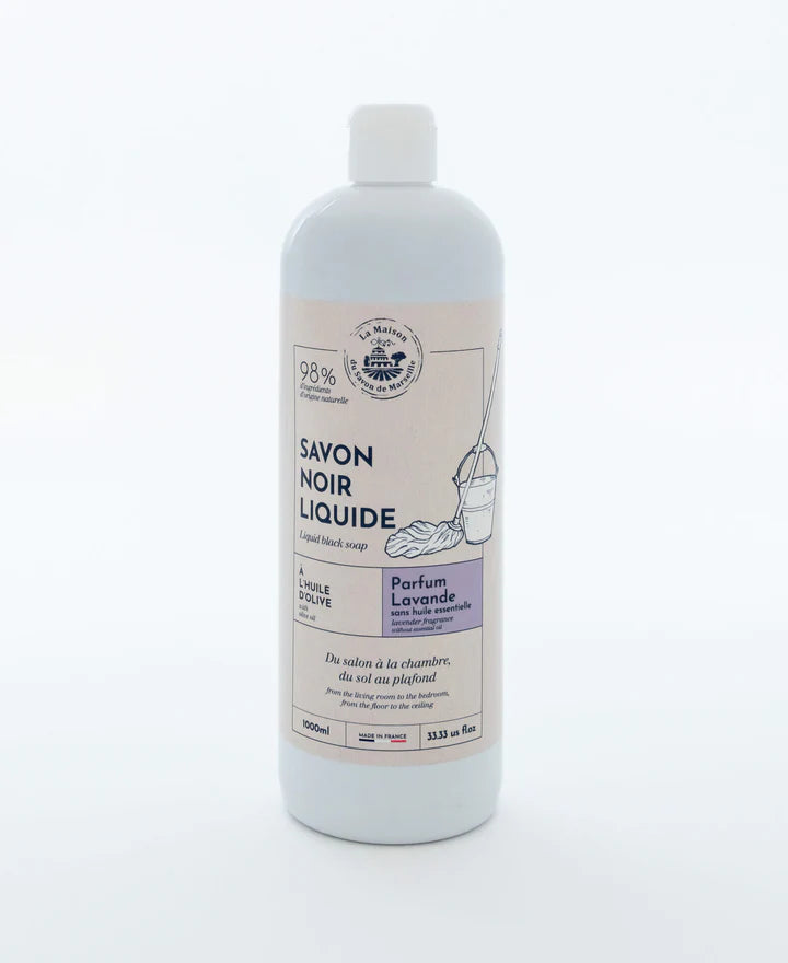 Savon noir liquide Lavande – Format 1L