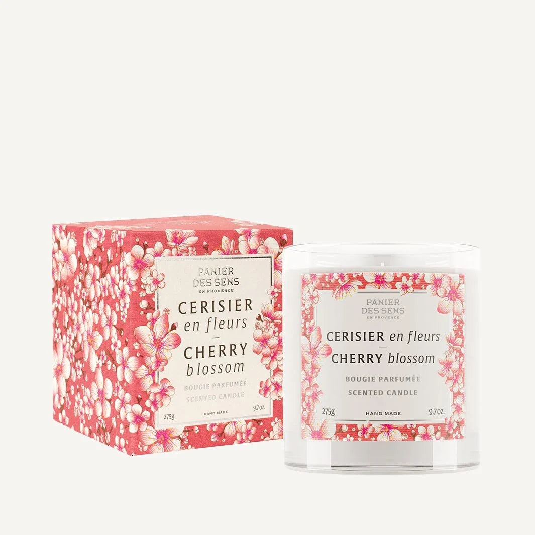 Bougie parfumée cire végétale - Parfum Cerisier en Fleurs 275g