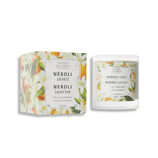 Bougie parfumée cire végétale - Parfum Néroli Soleil 275g