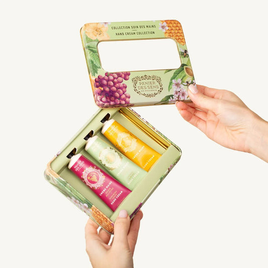 Coffret Crèmes Mains (3x30ML) - Amande, Miel et Raisin