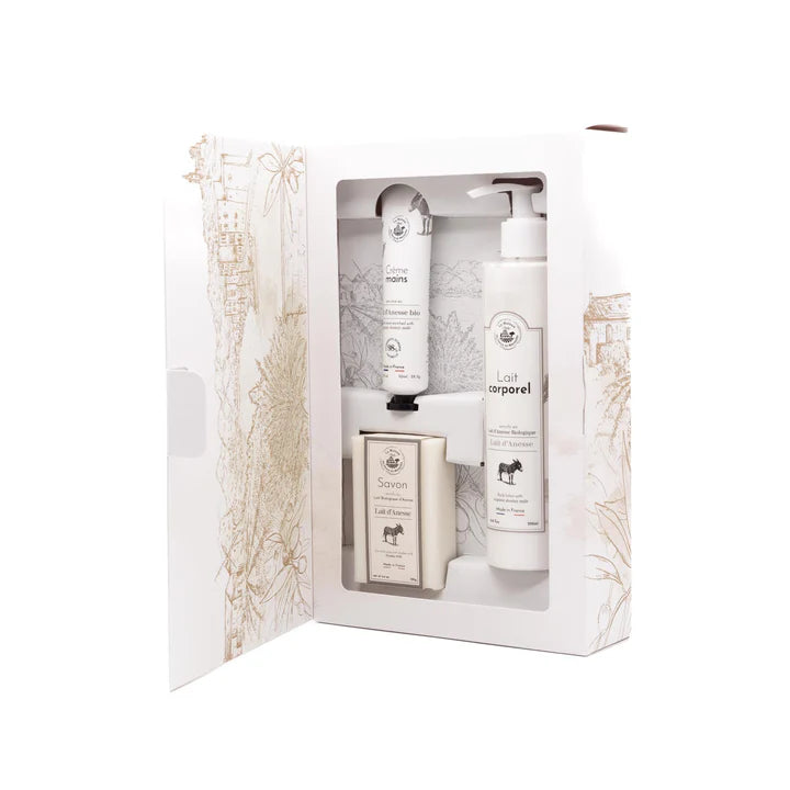 Coffret de soins pour le corps bien-être - Ânesse
