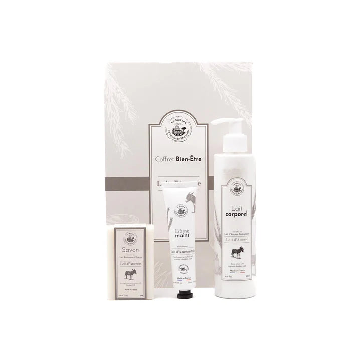 Coffret de soins pour le corps bien-être - Ânesse