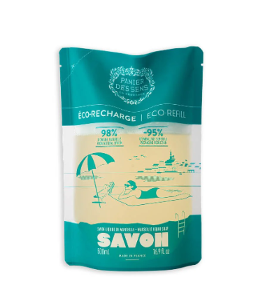 Eco-recharge Savon liquide de Marseille Olive 500ml