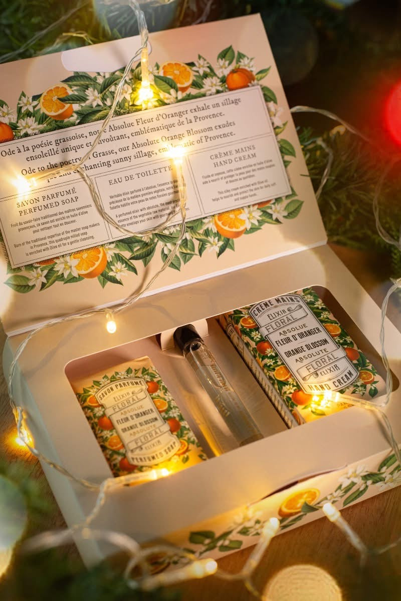 Coffret cadeau de soins à la Fleur d'Oranger