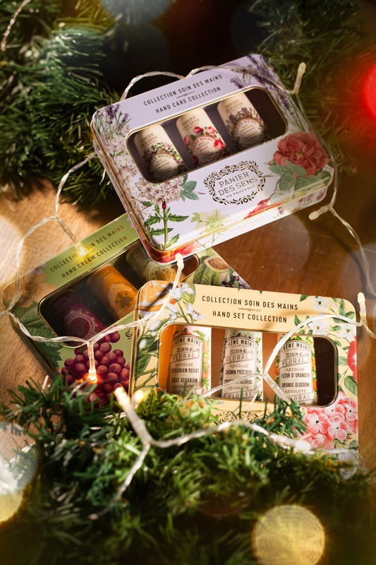 Coffret Crèmes Mains aux huiles essentielles - Lavande, Rose, Verveine (3x30ML)