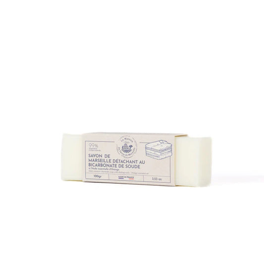 Savon de Marseille détachant spécial linge blanc - Bicarbonate de soude 100g