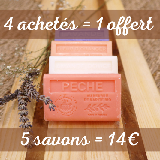 Savon solide parfumé bio - Nuit d'orient 125g