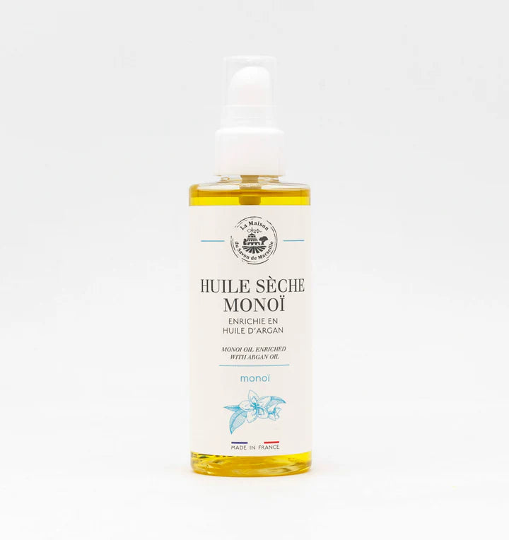 Huile sèche de monoï pour visage, corps et cheveux 100ml