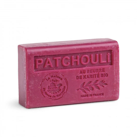 Savon solide parfumé Patchouli – Au beurre de karité bio 125g