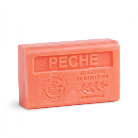 Savon solide parfumé bio - Pêche 125g