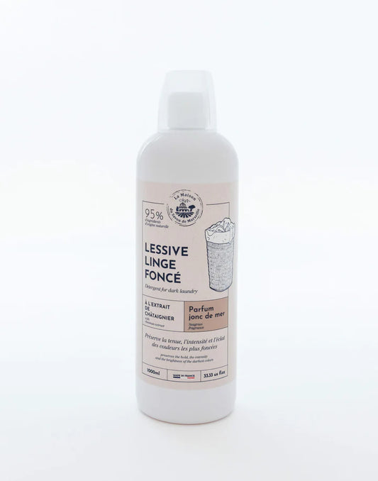 Lessive liquide spéciale linge foncé - Jonc de mer 1l
