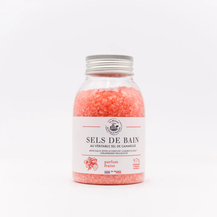 Sel de bain en flacon - Fraise 300g
