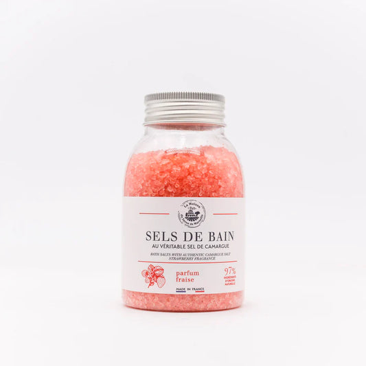 Sel de bain en flacon - Fraise 300g