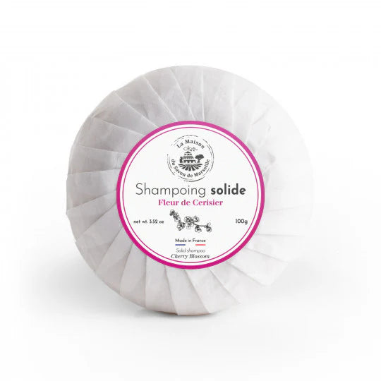 Shampoing solide pour cheveux normaux - Fleur de cerisier 100g
