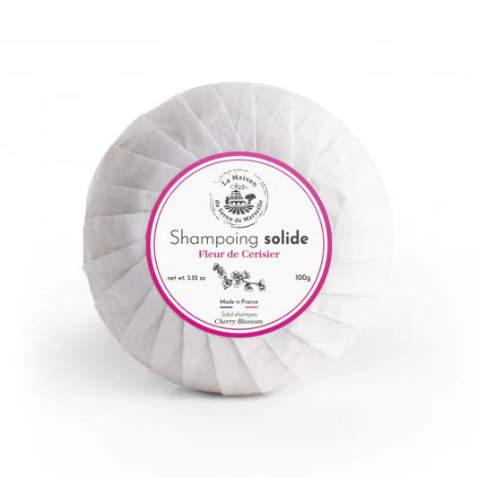 Shampoing solide pour cheveux normaux - Fleur de cerisier 100g
