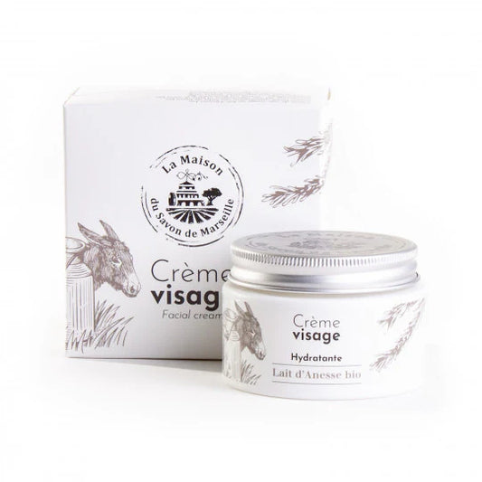 Crème pour le visage - Lait d'ânesse bio 50ml