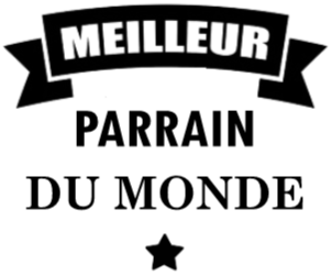 Motif meilleur parrain du monde