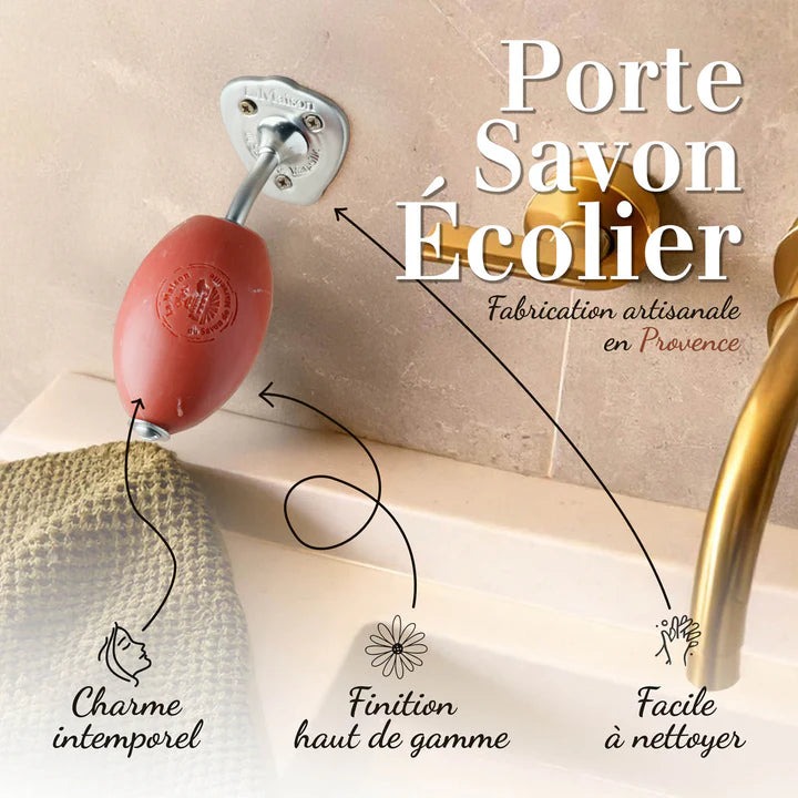 Porte-savon mural - Acier inoxydable brosse