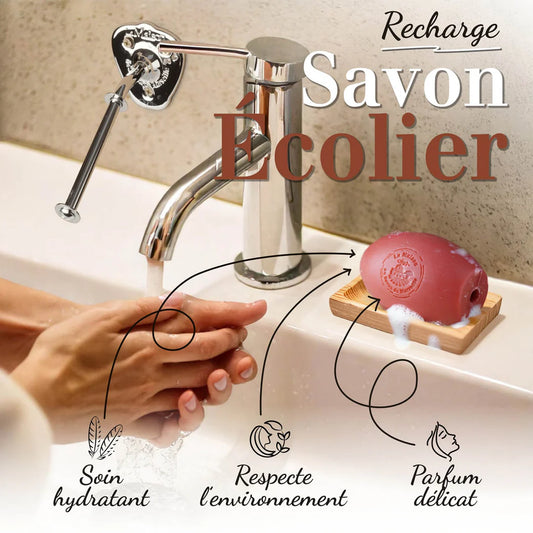 Porte Savon mural pour savon écolier – En Laiton, à fixer