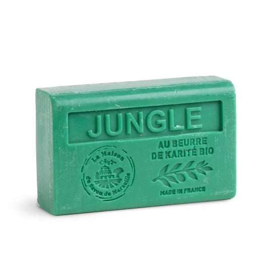 Savon solide parfumé "Jungle" - Au beurre de karité bio 125g