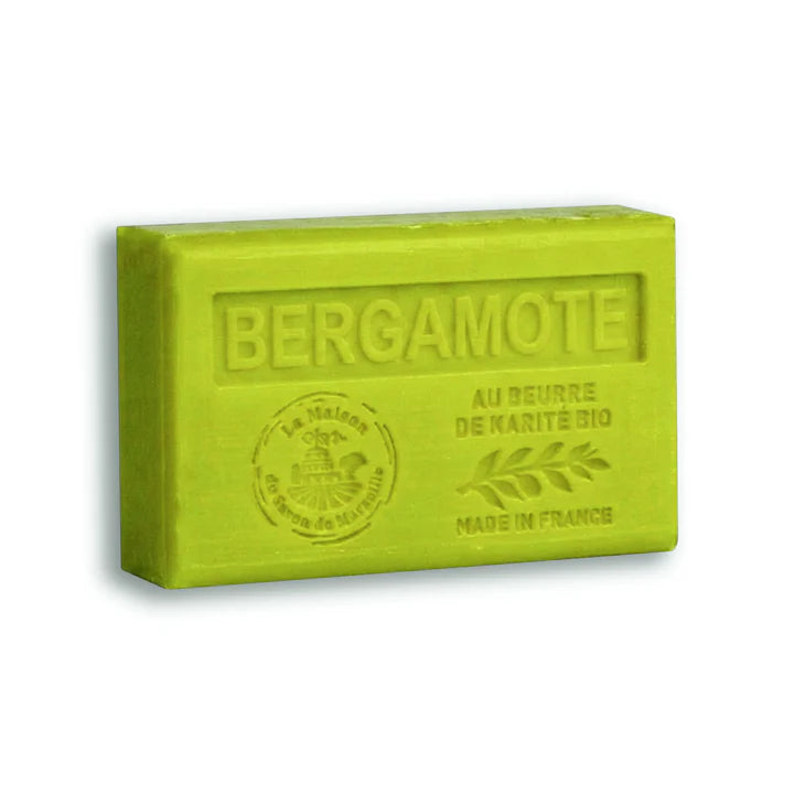 Savon solide parfumé Bergamote - Au beurre de karité bio 125g