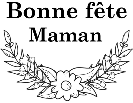 Motif Bonne fête Maman