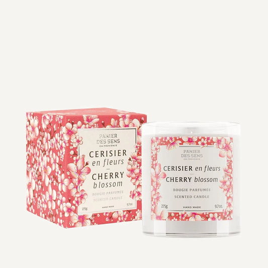 Bougie parfumée cire végétale - Parfum Cerisier en Fleurs 275g