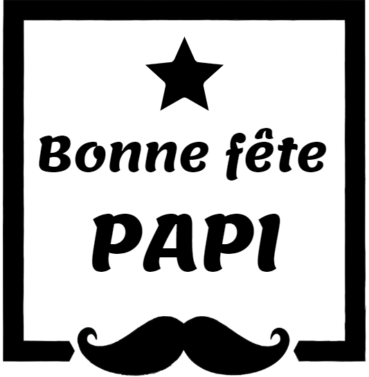 Motif Bonne fête Papi