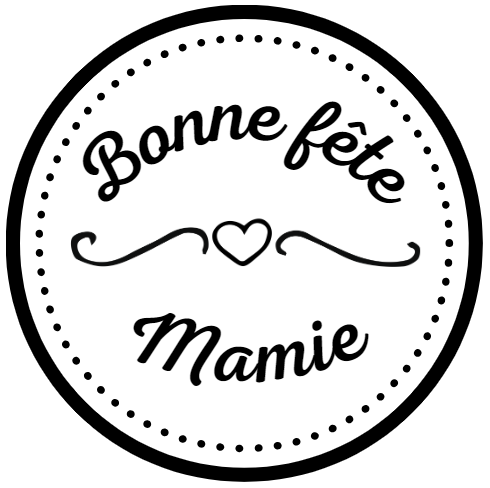 Motif Bonne fête Mamie