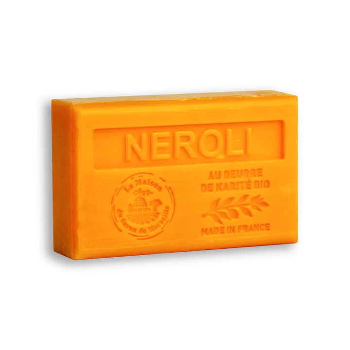 Savon solide parfumé Néroli - Au beurre de karité bio 125g