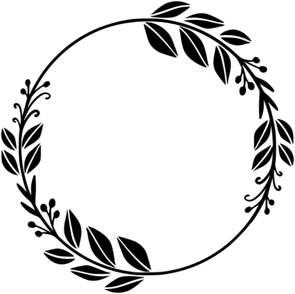 Motif couronne de fleur